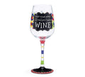 Wine Glass - Black Momma Tea & Cafe